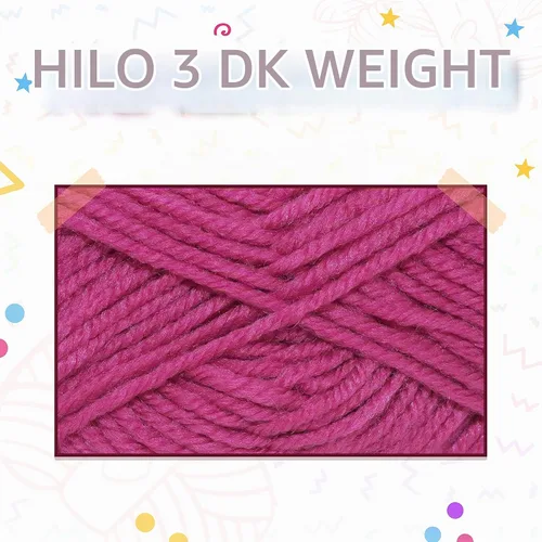 Vista 5 de TYH Supplies - Paquete de 40 madejas de hilo acrílico, de 20 m, de colores surtidos, perfectas para proyectos de mini punto y ganchillo