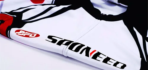 Vista 5 de sponeed Pantalones cortos de los hombres Bib y Jersey Ciclismo Kits Set Road Bike Outdoor Riding Sportswear