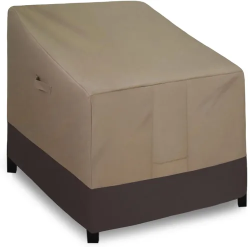 Vista 18 de Easy-Going Funda para Silla Apilable de Exterior Resistente, Funda para Silla de Patio Impermeable, Funda para Muebles de Exterior Resistente al