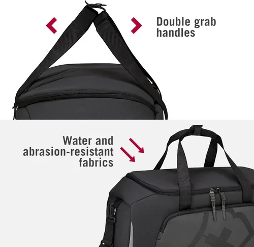 Vista 6 de Victorinox Touring 2.0 Sports Duffel - Bolsa de lona moderna y duradera para el gimnasio, la piscina o la pista - Cuenta con bolsa impermeable - 33