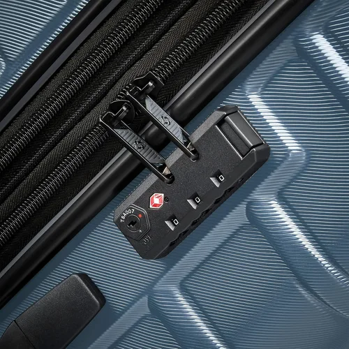 Vista 4 de Samsonite Omni 2 - Equipaje expandible con ruedas giratorias Azul Pizarra Omni 2 - Equipaje extensible rígido con spinners