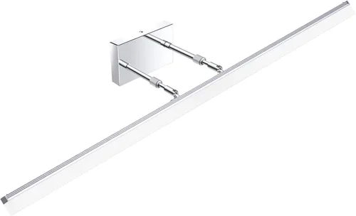 Vista 11 de Aipsun Luces LED de tocador de 15.7 pulgadas ajustables para baño, lámpara de pared para baño, accesorio de iluminación sobre espejo cromado moderno