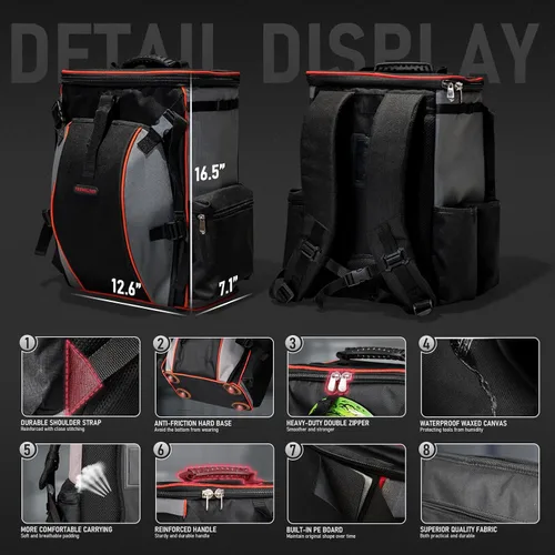 Vista 2 de YESWELDER Mochila de Soldador Paquete de Equipo Extremo con Casco de Seguridad
