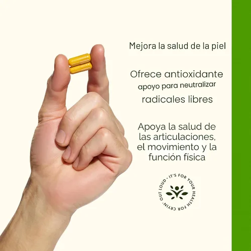 Vista 4 de Cápsulas Swanson Premium Brand de raíz de cúrcuma pulverizada, 720 mg, 1