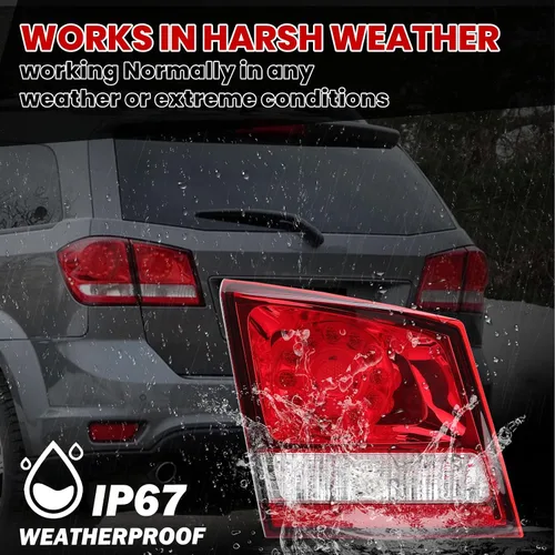 Vista 5 de Luz trasera LED interior lámpara de parada indicador de freno luz de advertencia para Dodge Journey 2011 2012 2013 2014 2015 2016 2017 2018 2019