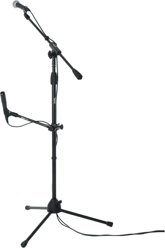 Vista 3 de Gator Frameworks Mini con Abrazadera Ajustable en Ángulo y Diseño de Enclavamiento, Brazo de Pluma de 9" (GFW-MIC-CLMPBM9)
