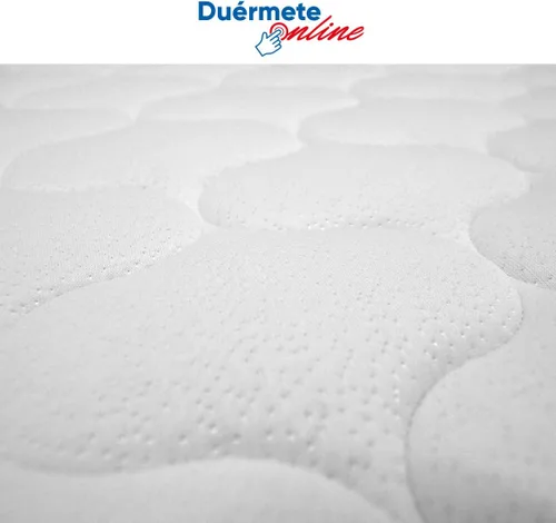 Vista 3 de DUÉRMETE ONLINE - Paquete completo de ahorro de cama con colchón de espuma viscoelástica Visco Pocket + base de listones anchos + patas roscadas