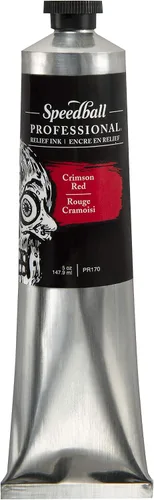 Vista 7 de Speedball Tinta de alivio profesional, azul ultramarino, tubo de 5 onzas
