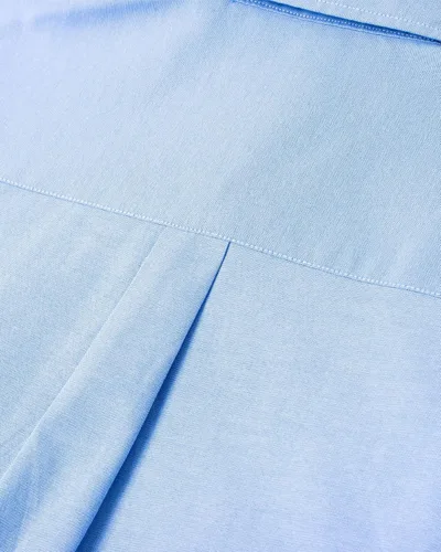 Vista 3 de Alimens & Gentle Camisa Oxford de manga corta para hombre, ajuste regular, cuello abotonado, con bolsillo