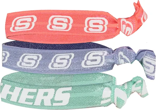 Vista 6 de Skechers Pack de 6 calcetines de corte bajo para niñas + 3 lazos para el cabello
