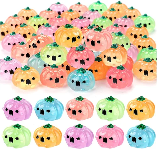 Vista 19 de 18 mini figuras luminosas de panda de resina con 2 bambúes para casa de muñecas