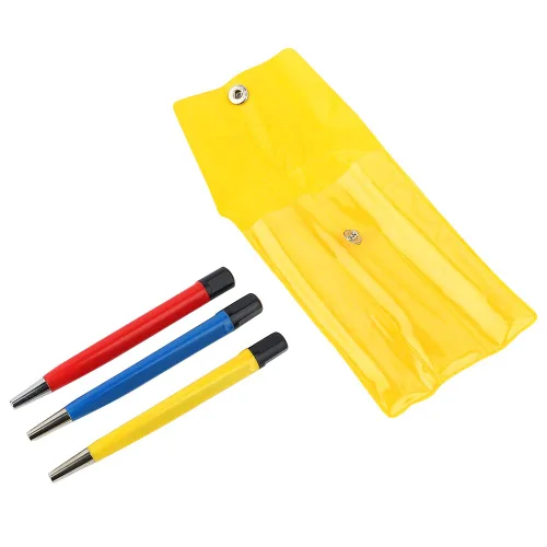 Vista 4 de Juego de bolígrafos para rascar, fibra de vidrio, acero, latón, cepillo de lijado para quitar y oxidar, joyas, placas de circuito eléctrico
