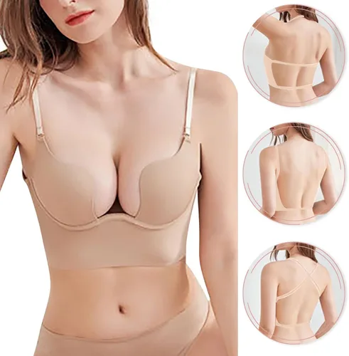 Vista 2 de Silicon Tape Bra Easy Bra for Elderly Boobytape Lift Big Breast Home Find Light Purple Tube Top Organic Cotton Bralett