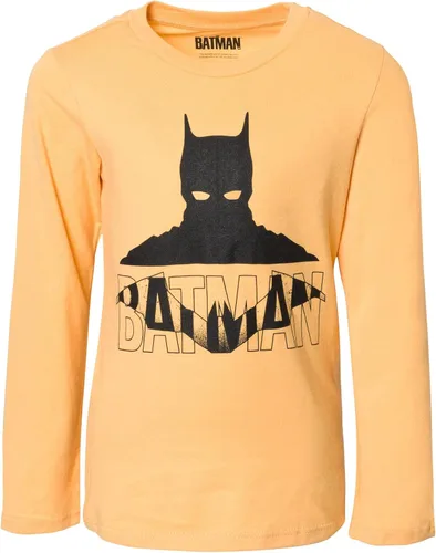 Vista 2 de DC Comics Paquete de 2 camisetas de Batman de la Liga de la Justicia para niños pequeños y grandes