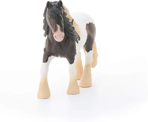 Vista 2 de Schleich Farm World Tinker Stallion - Figura de caballo educativa para niños.