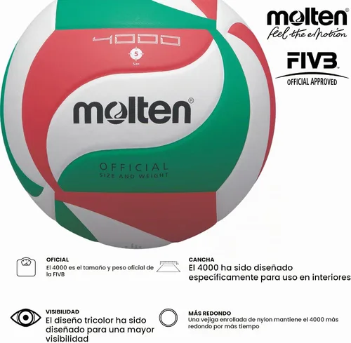 Vista 3 de Molten - Bola de voleibol