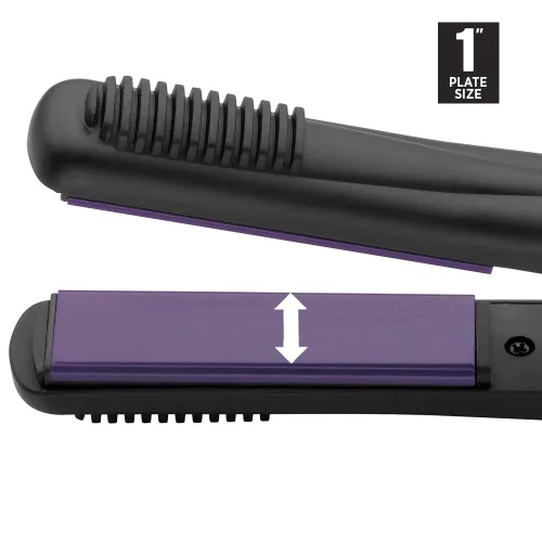 Vista 3 de Hot Tools Plancha plana ligera profesional de cerámica + turmalina, 1 pulgada