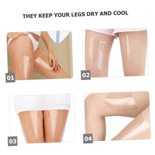 Vista 3 de Kisangel 6 piezas invisibles para rozaduras en los muslos, fricción transpirable, cómoda prevención de frotamientos, diseño duradero y versátil