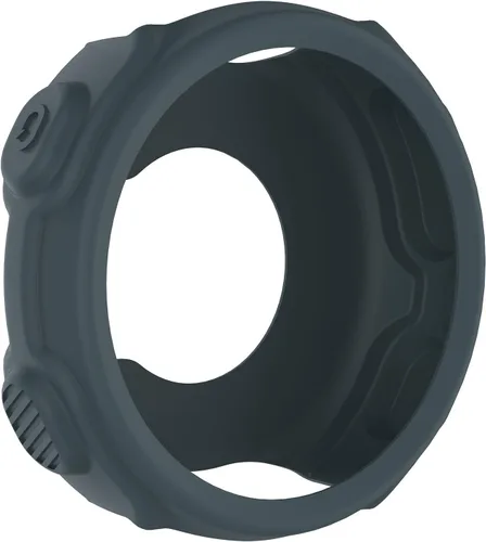 Vista 6 de RuenTech Comaptible para Forerunner 235 735XT Watch Case, silicona suave, a prueba de golpes y resistente a los golpes, funda protectora para Negro
