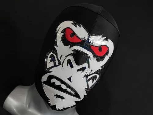 Vista 7 de MÁSCARA DE LUCHA DE LUCHA DE APE GORILLA LUCHADOR LUCHADOR LUCHA LIBRE MEXICANO BLANCO
