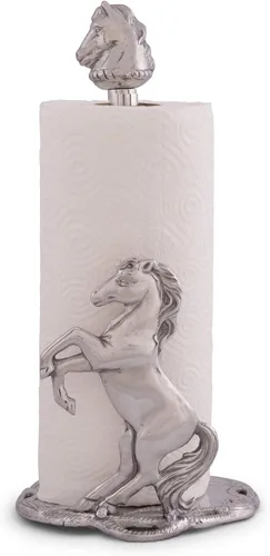 Vista 11 de Arthur Court Designs Fleur-De-Lis - Toallero de papel francés decorativo para encimera, de metal de aluminio en la encimera, 13 pulgadas de alto