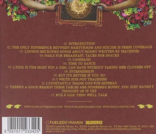 Vista 2 de A Fever You Can't Sweat Out - Pretty. Odd. - Panic! At The Disco Album Bundling