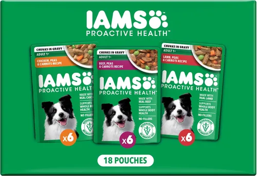Vista 12 de IAMS Proactive Health - Bolsas de comida húmeda para perros, receta