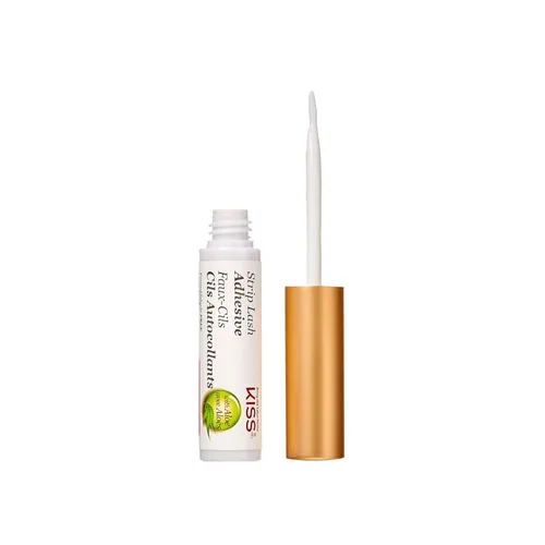 Vista 10 de KISS Pestaña adhesiva en tira, transparente, 0.21 oz, paquete de de 1, Transparente