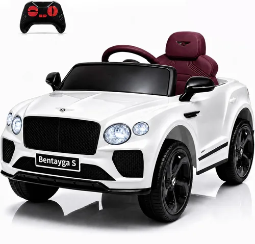 Vista 13 de Autos eléctricos Bentley Bentayga con licencia para niños Cristal negro