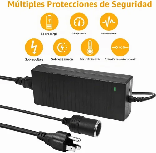 Vista 3 de Convertidor de CA a CC de 180W, adaptador de corriente de 110V a 12V 15A para encendedor de cigarrillos de auto AC/CC, fuente de alimentación