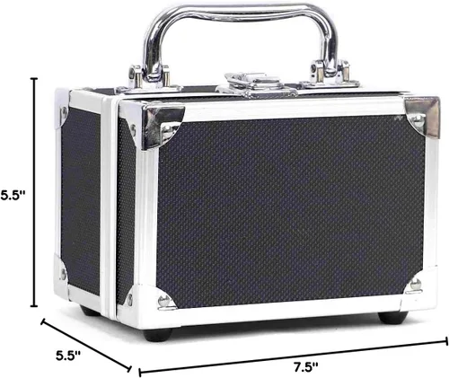 Vista 10 de Ursae Minoris Elite - Caja de aluminio negra para 12 portamonedas de estilo certificado o certificado NGC, PCGS, ANACS, Elite, Lighthouse, BCW Negro