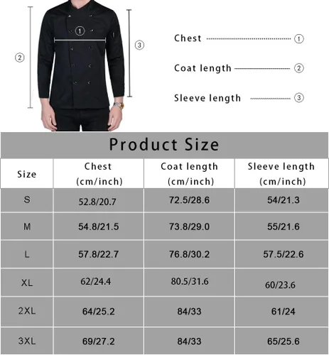 Vista 5 de Chaqueta de Chef personalizada para hotel, cocina, restaurante, chaleco