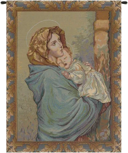 Vista 20 de Madonna Di Medjugorie - Tapiz italiano para colgar en pared, 6 pulgadas x 9 pulgadas, algodón/viscosa/poliéster por Raoul Vitale