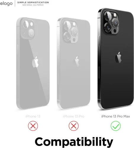 Vista 3 de elago Funda magnética de silicona compatible con MagSafe compatible con iPhone 13 Pro Max de 6.7 pulgadas, imanes integrados, funda protectora, Negro
