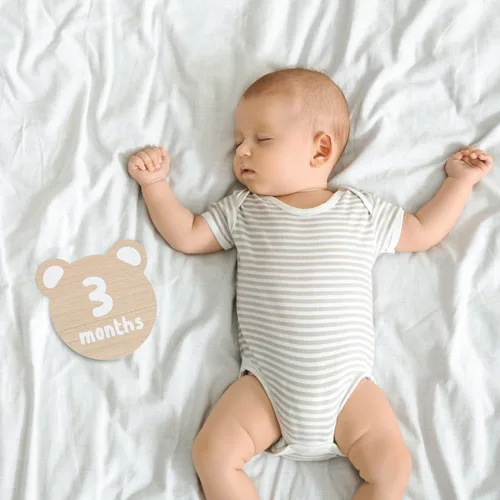 Vista 2 de Kate & Milo Teddy Bear - Discos marcadores de hitos para bebé, 1-12 meses Oso