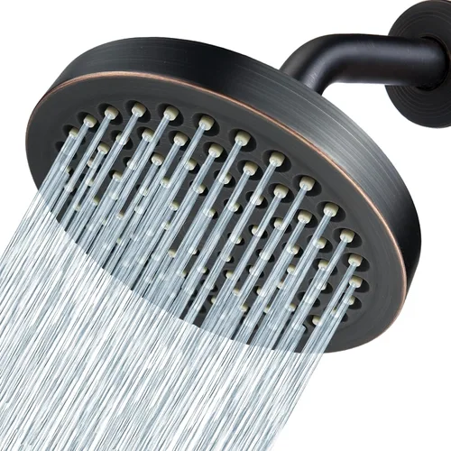 Vista 11 de Voolan Cabezal de ducha de lluvia de alta presión, aspecto moderno de lujo, el reemplazo ajustable perfecto para el cabezal de ducha de tu baño