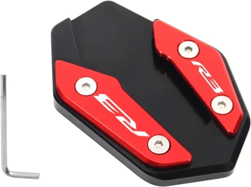 Vista 23 de Soporte de extensión lateral de pie para motocicleta para Yamaha YZF R3 R25 MT03 MT25 2019 2022 MT 03 25 R 3 25 (color: MT03 azul)