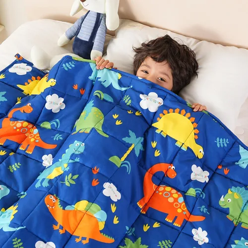 Vista 9 de Sivio Manta ponderada para dormir, 2 libras, 19 x 21 pulgadas, dinosaurio
