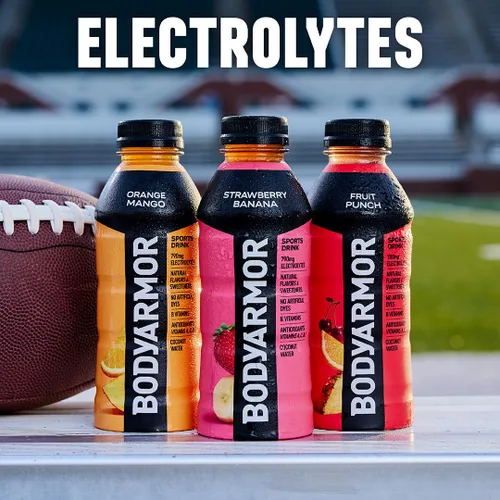 Vista 5 de BODYARMOR - Bebida deportiva, baya negra, sabores naturales con vitaminas, electrolitos ricos en potasio, perfecta para deportistas, 16 onzas