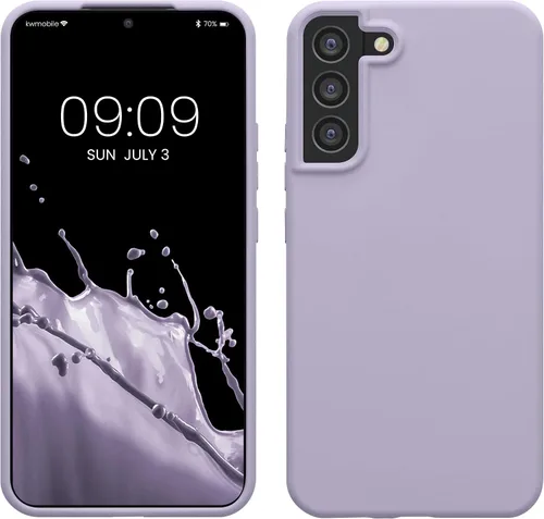 Vista 168 de kwmobile Funda compatible con Samsung Galaxy S9 - Funda de silicona TPU con acabado suave - Blue Reef