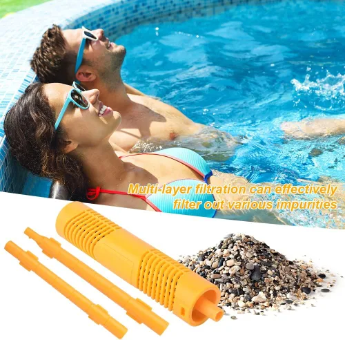 Vista 2 de Piezas de barra mineral de spa, barra mineral con filtro de spa para bañera de hidromasaje, dura 4 meses, barra mineral para piscina para filtro