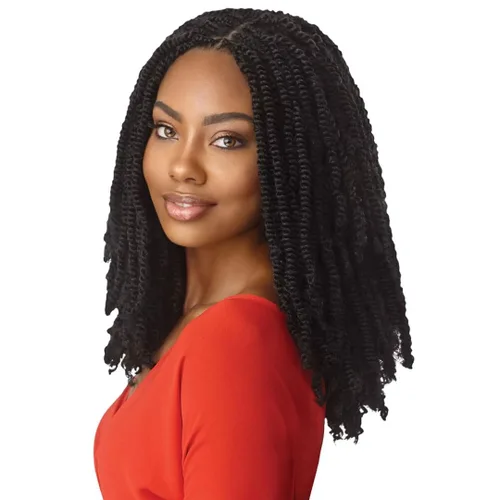 Vista 5 de Outre X-Pression Trenza Sintética - 3X SPRINGY AFRO TWIST 16 (2T1B/27)
