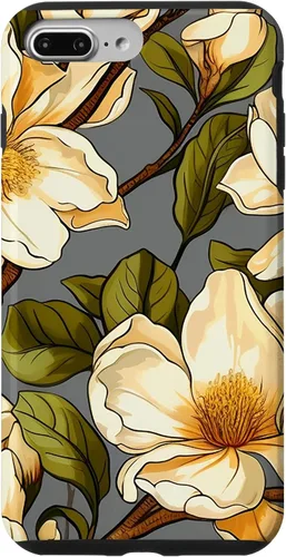Vista 12 de Botanical Garden Magnolia Flower Case for iPhone 17