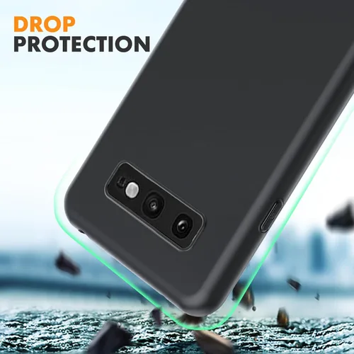 Vista 4 de Dioxide Funda compatible con Samsung Galaxy S22 con protector de pantalla, silicona TPU suave, a prueba de golpes, antideslizante, funda protectora