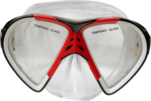 Vista 3 de Hawaii Divers Leilani Mask Snorkel and Fin Set, Adult Snorkeling Gear, Dual-Window Tempered Glass Mask, Dry-Top Snorkel, Adjustable Fins, Travel