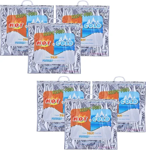 Vista 16 de Superio Bolsas Aisladas Calientes y Frías para Entrega de Alimentos, Bolsas de Compras de Comestibles, Almacenamiento de Alimentos para Comida