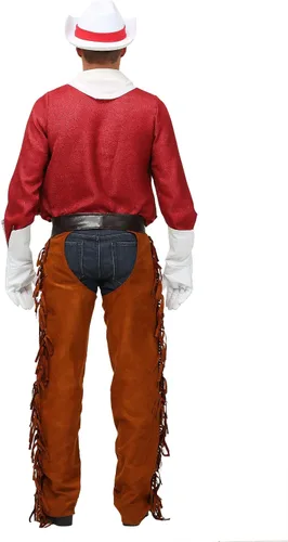 Vista 4 de Disfraz de vaquero de Rodeo para adultos