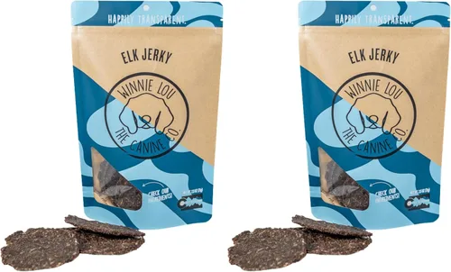Vista 14 de Winnie Lou Bison Burger Jerky - Golosinas para perros, ingredientes limitados, grado humano, golosinas de entrenamiento para perros pequeños