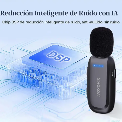 Vista 6 de Amplificador de voz con micrófono de solapa inalámbrico, altavoz Bluetooth con micrófono de solapa, mini megáfono portátil de carga, sistema