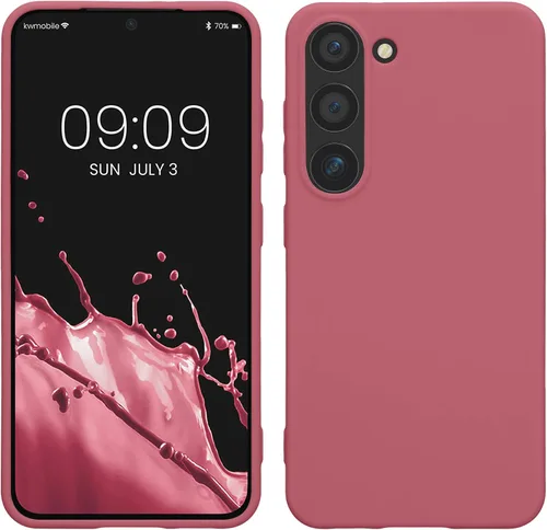 Vista 148 de kwmobile Funda compatible con Samsung Galaxy S23 - Funda protectora de silicona TPU suave y delgada - Piedra antigua